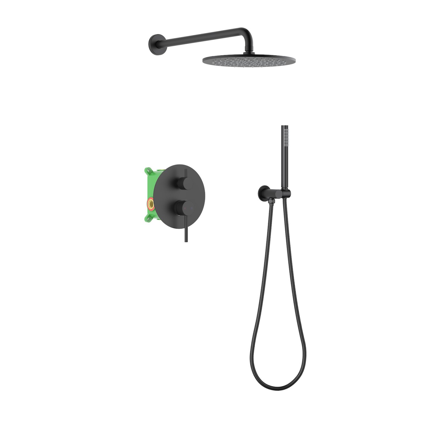 Душевая система Timo встроенная черный Saona (SX-2369/03SM) - фото 1