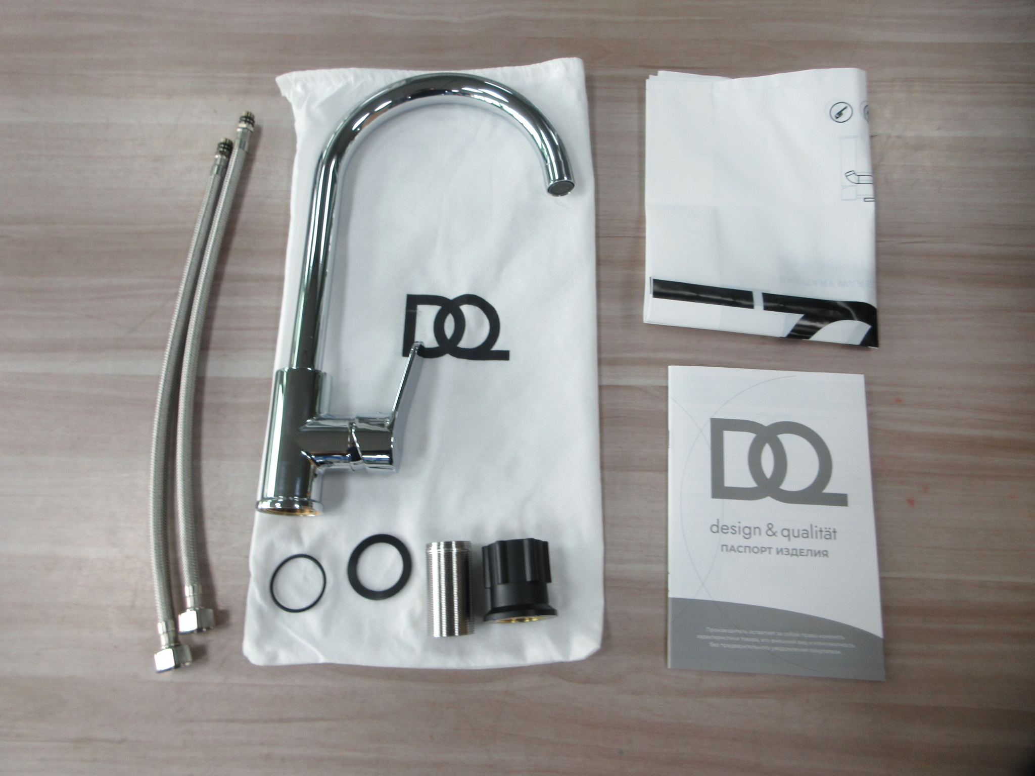 Смеситель для кухни DQ Leipzig высокий хром (DA1762401) - фото 6