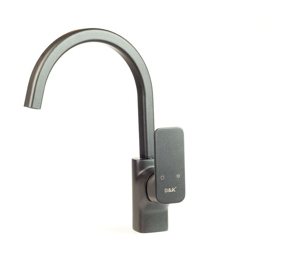 Смеситель для кухни DK Berlin.(DA1432420) высокий антрацит - фото 2