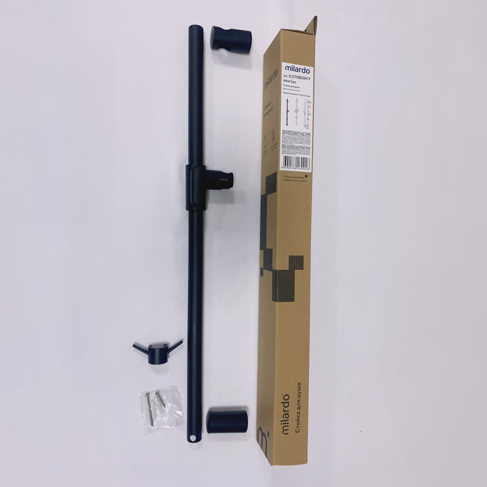 Стойка для душа Milardo Ideal Spa черная матовая (ILS70B0M17) - фото 4