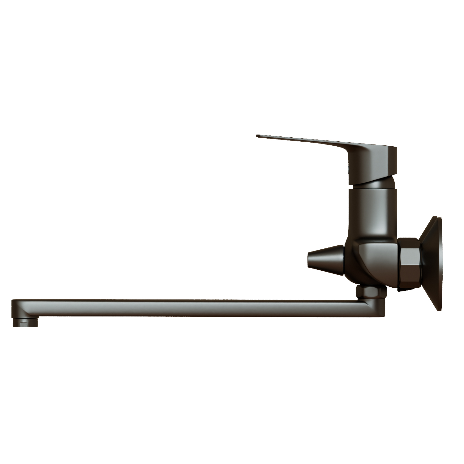 Смеситель для ванны и раковины 35k MIXLINE МЛ15-02 (ML15-02GR) ГРАФИТ (556669) - фото 3