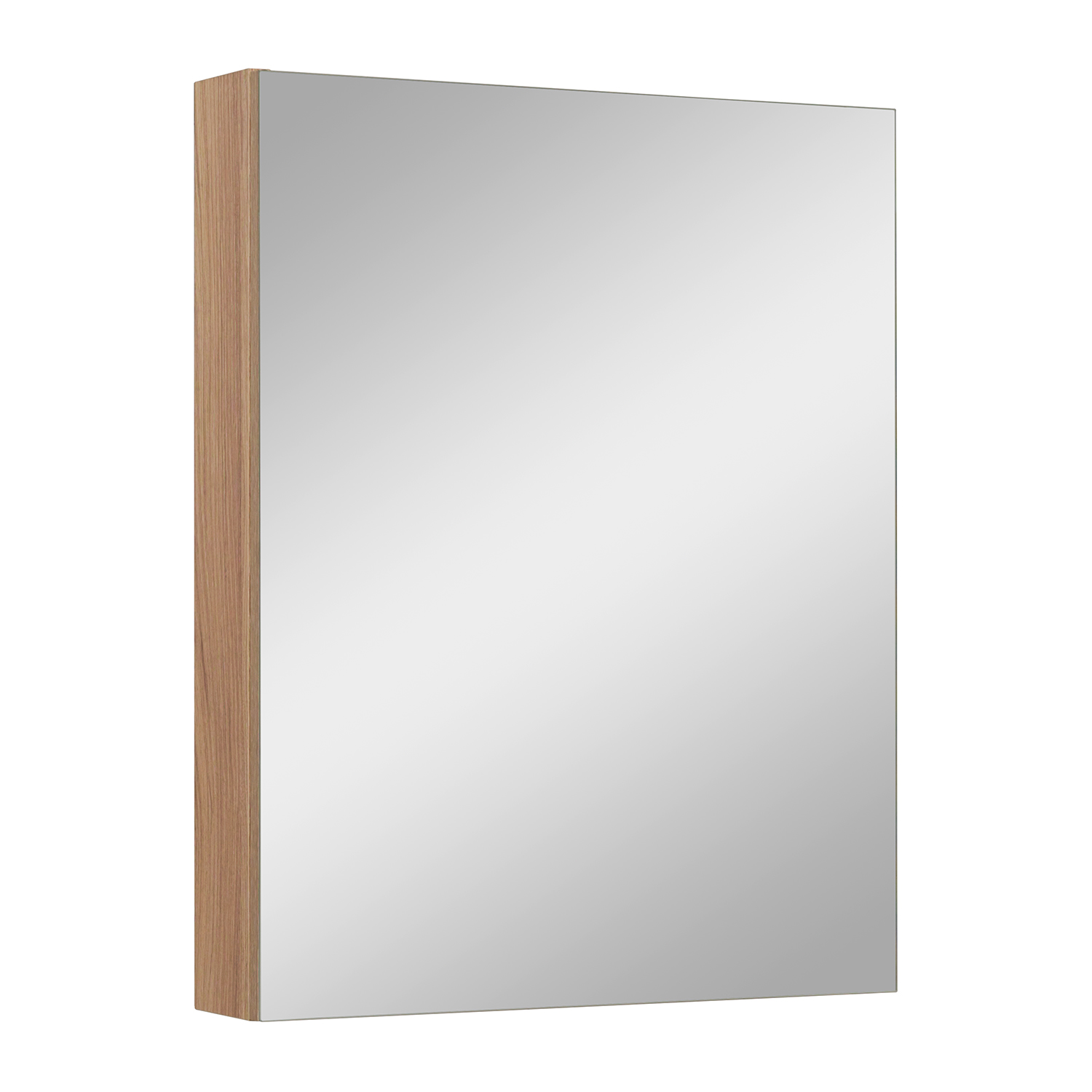 Зеркальный шкаф Runo графит Лада 50 (00-00001160)