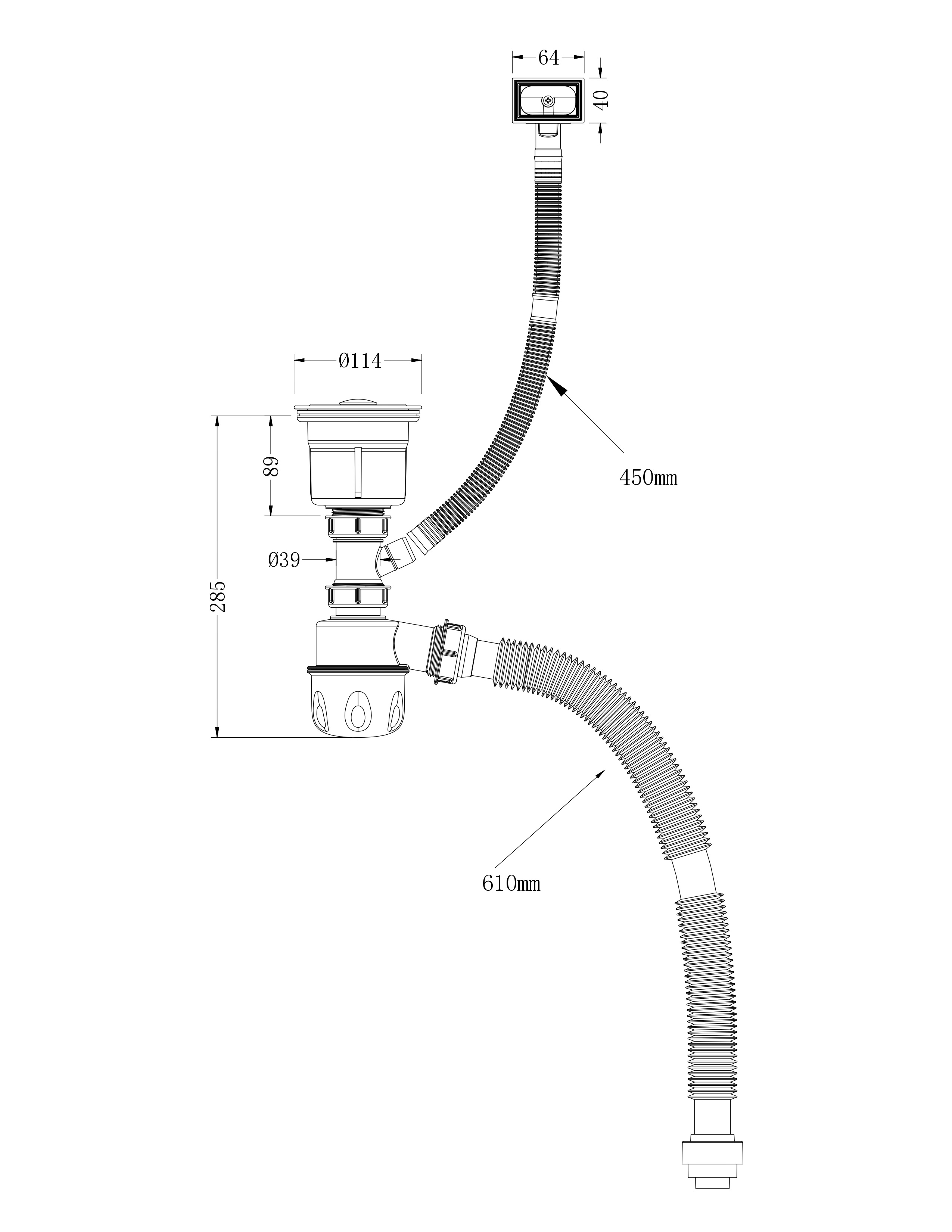 Кухонная мойка D&K нержавеющая сталь графит (DKS415006) Кухонная мойка D&K нержавеющая сталь графит (DKS415006) - фото 3