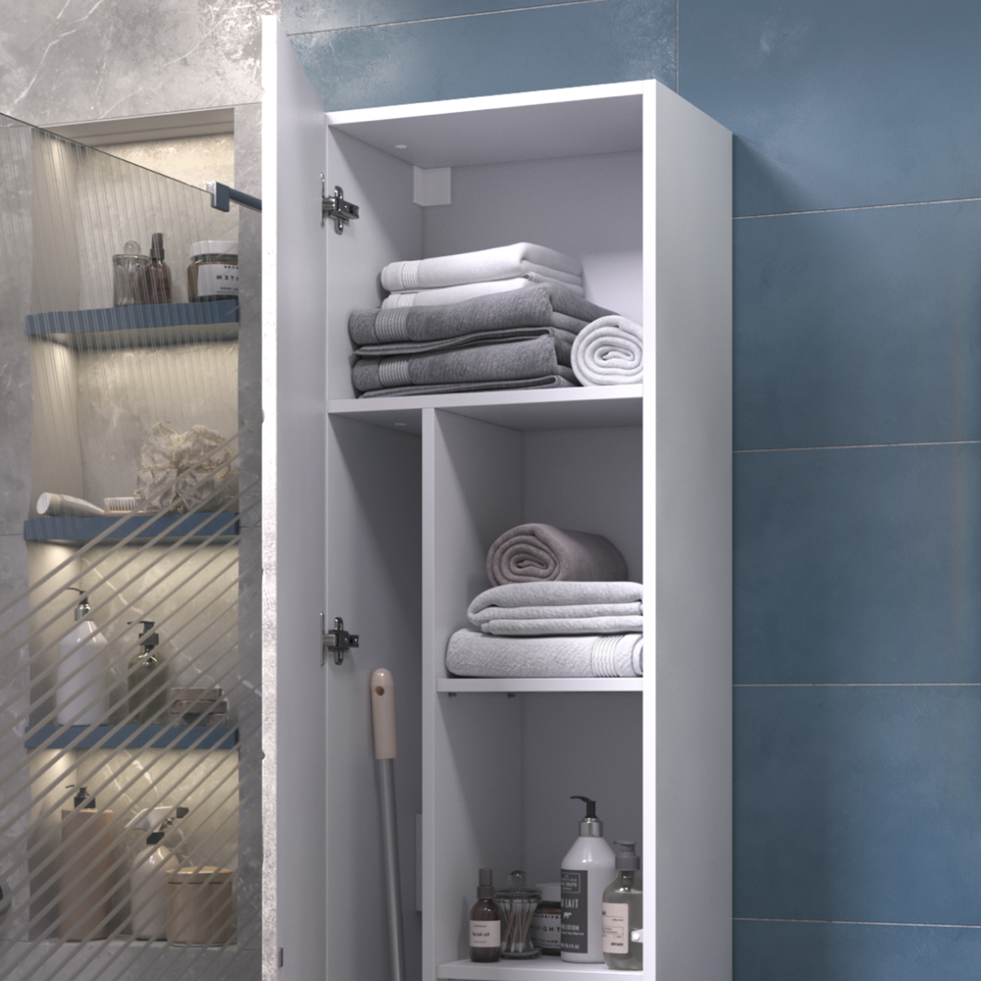 Шкаф VIGO Geometry 450 бетон (243 бетон) Шкаф VIGO Geometry 450 бетон (243 бетон) - фото 4