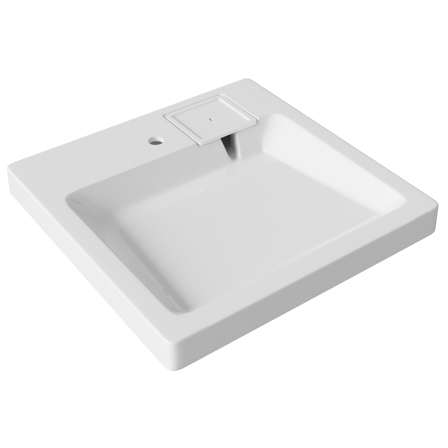 Раковина над стиральной машиной MIXLINE "МАРИО" 60*60 ш*г, с кронштейнами (MIXLINE) (553584)
