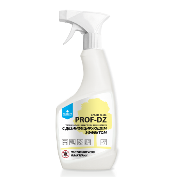 Универсальное средство  PROSEPT с дезинфицирующим эффектом PROF-DZ (U1 06500)