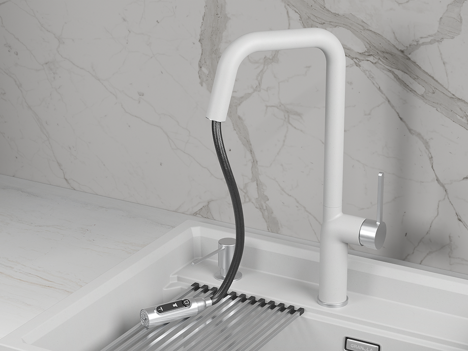 Смеситель для кухни GRANULA (9011, АРКТИК) - фото 3