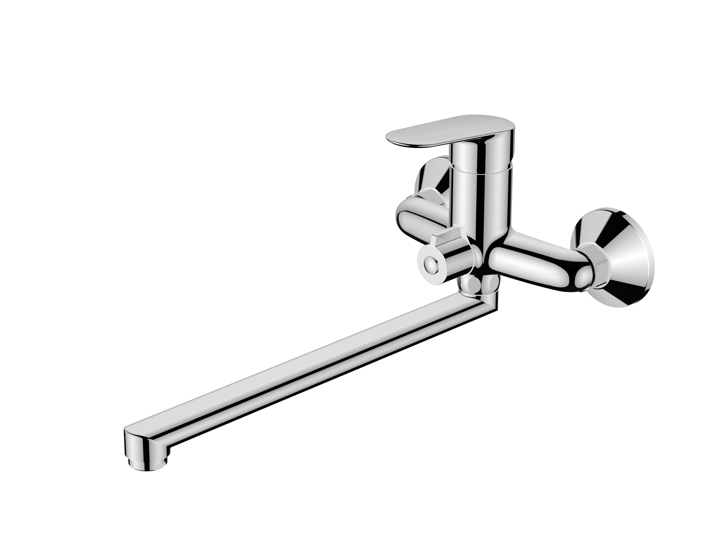 Смеситель для ванны HAIBA хром (HB22796) - фото 1