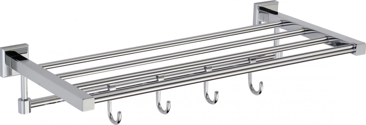 Полка для полотенец 50 см 4 крючков Savol 95 (S-509544) - фото 1