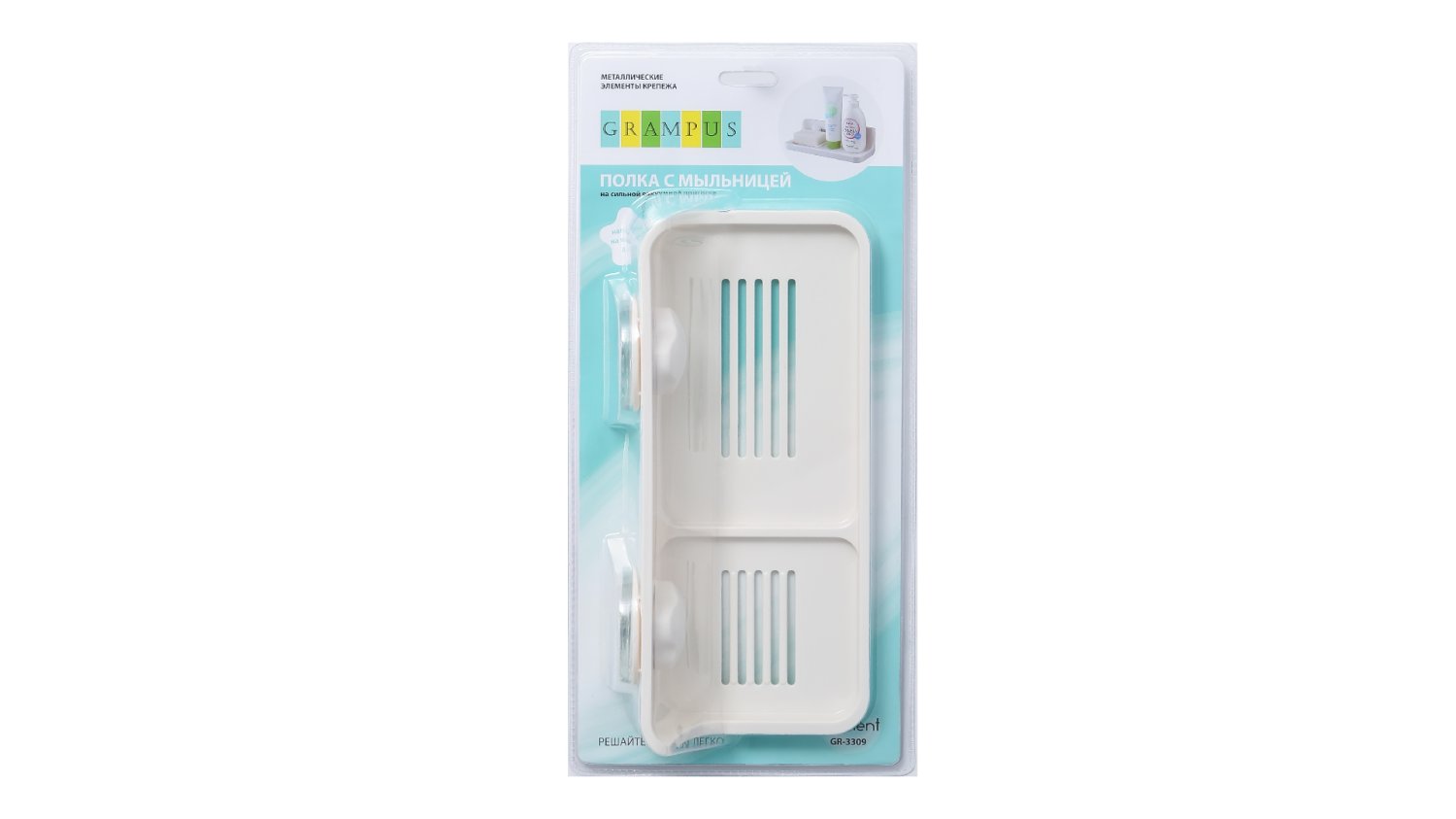 Полочка прямоугольная одноэтажная Grampus Element, GR-3309 - фото 3