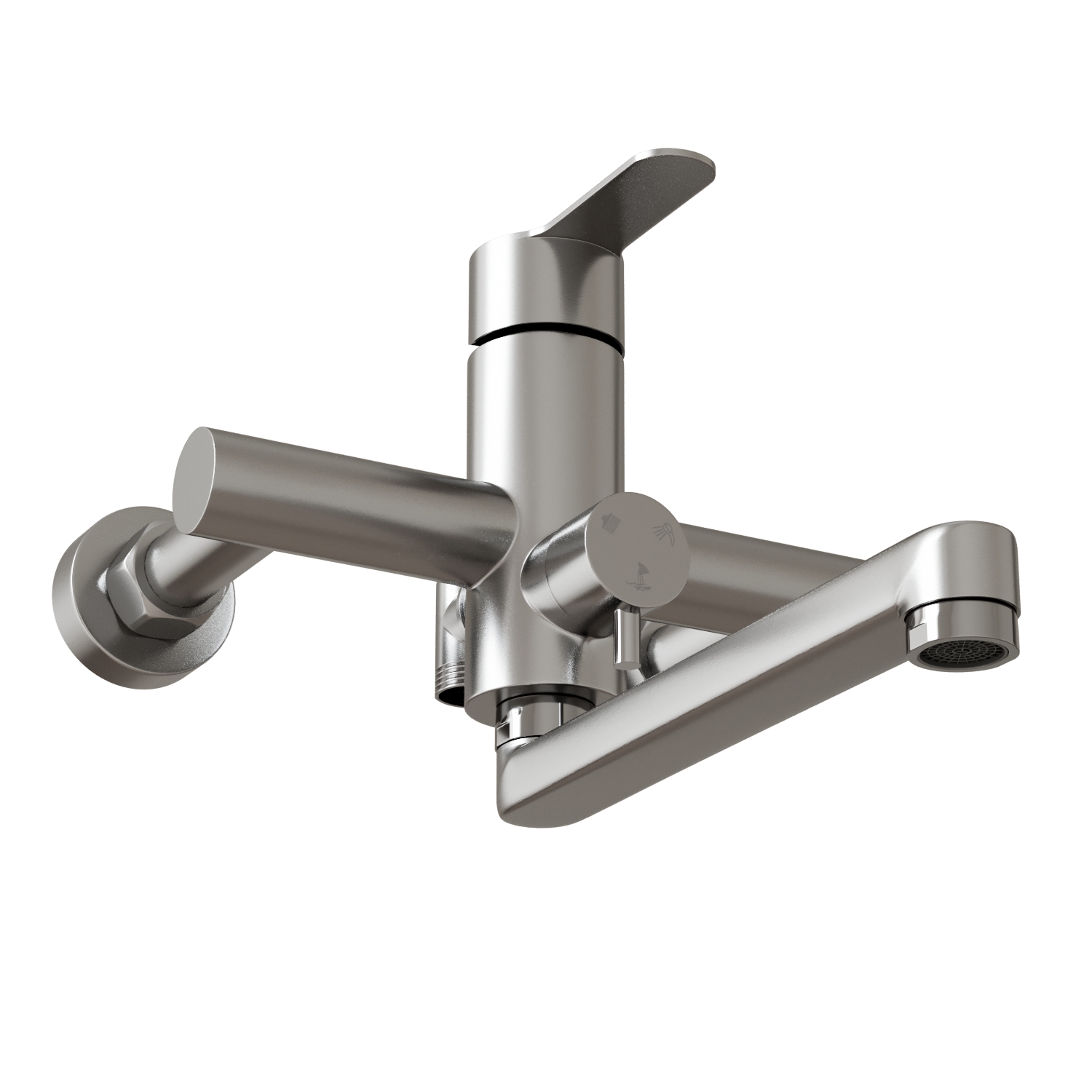 Душевая система MIXLINE MLSS32-06 "Stainless" (смеситель 35К с изл+лейка 3поз.+душ.шланг+тропич.душ.) нерж. (553215) Душевая система MIXLINE MLSS32-06 "Stainless" (смеситель 35К с изл+лейка 3поз.+душ.шланг+тропич.душ.) нерж. (553215) - фото 3