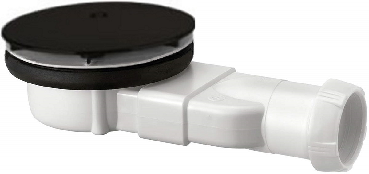 Сифон Wirquin Black touch сверхплоский со стаканом-гидрозатвором, выход D40/43 мм для керамогранитных и акриловых (30722861)