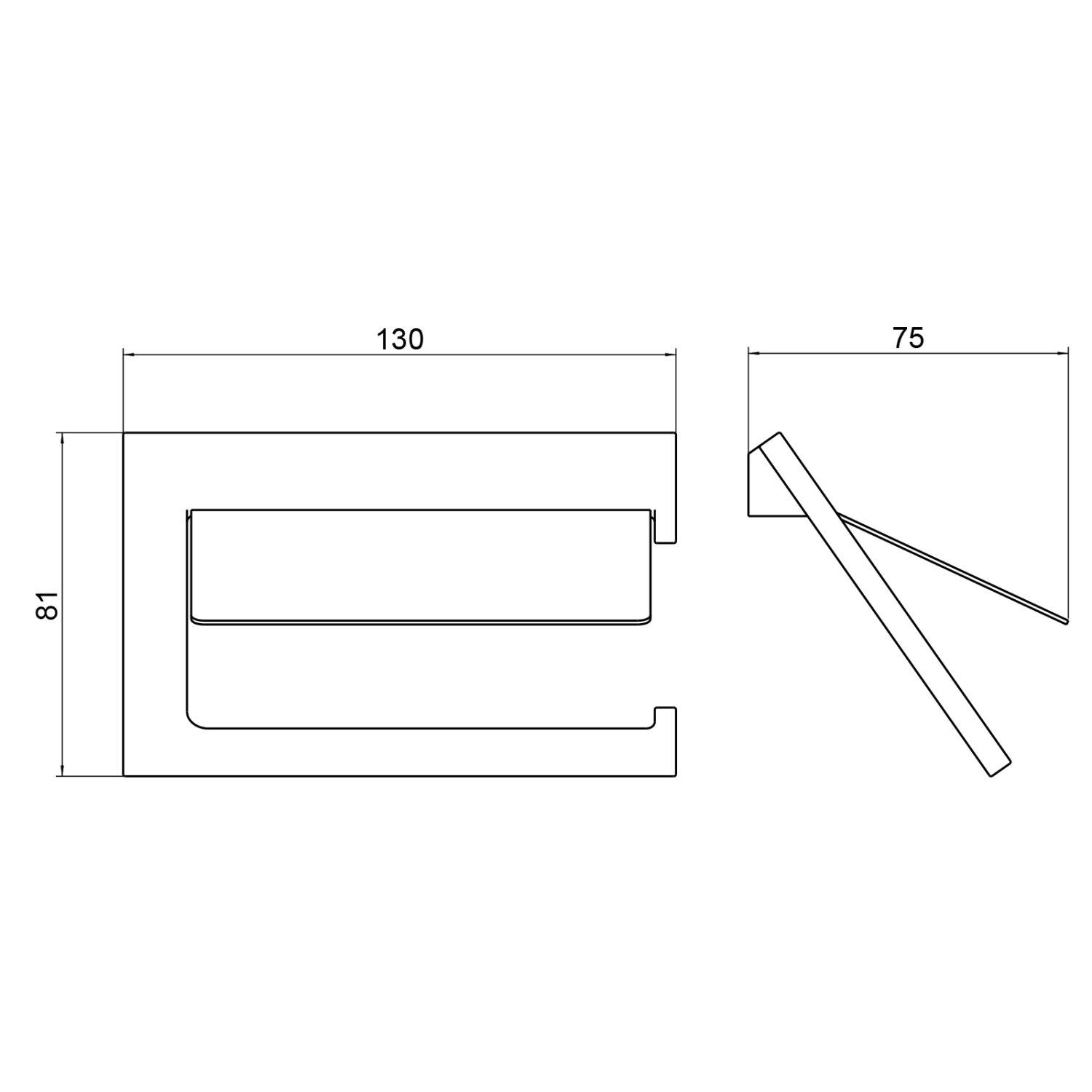 Бумагодержатель Timo Petruma золото матовое (15242/17) - фото 2