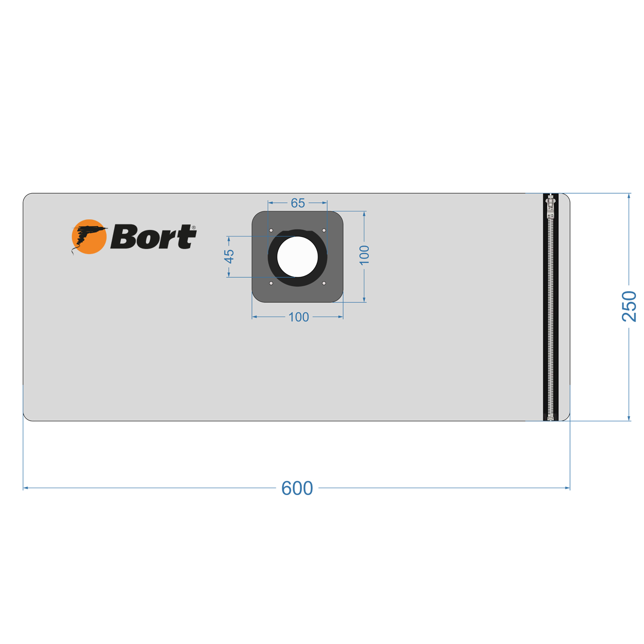 Мешок многоразовый для пылесоса Bort BB-15M (93410204) - фото 3