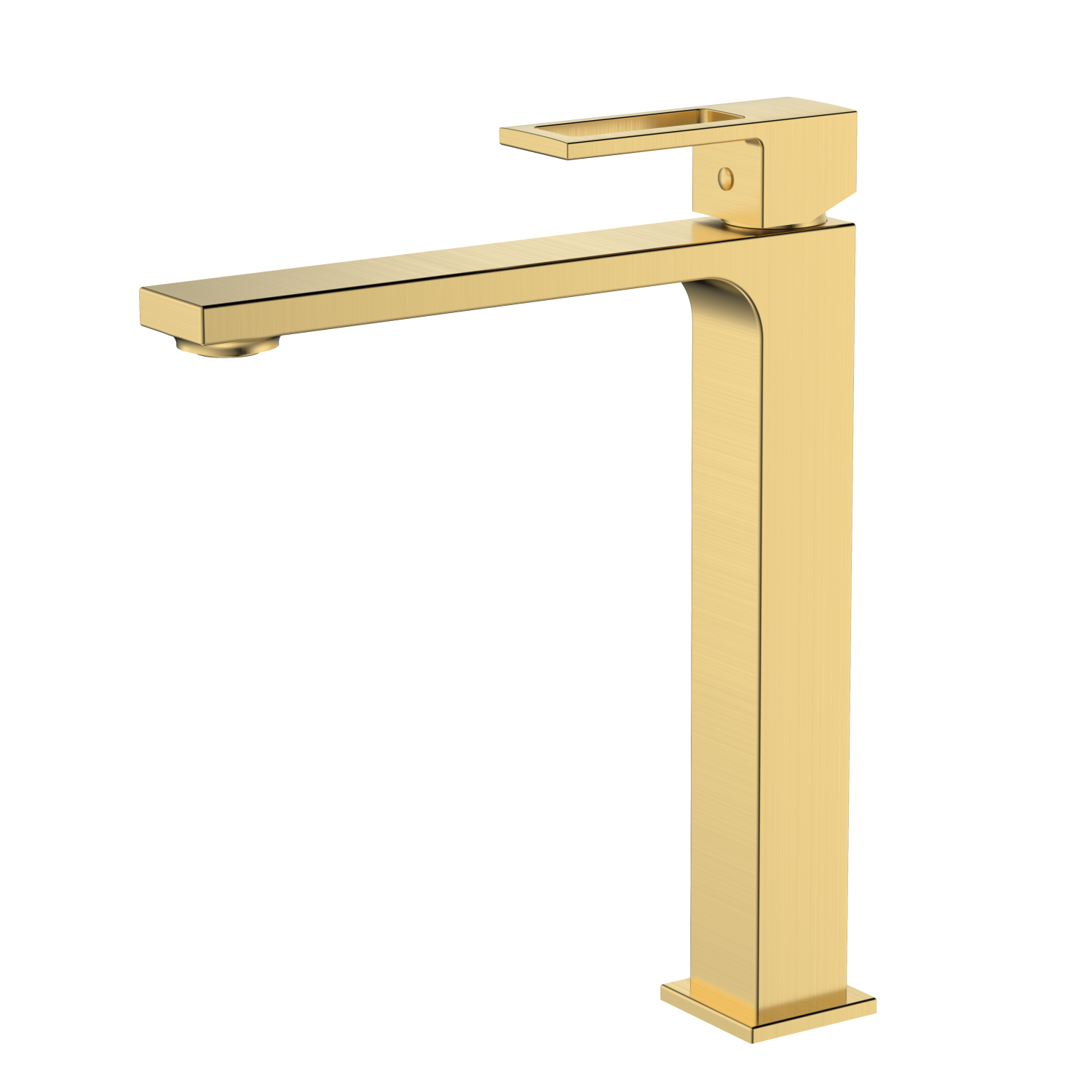 Смеситель для раковины высокий DQ Dortmund мат.золото (DA1712007) - фото 1