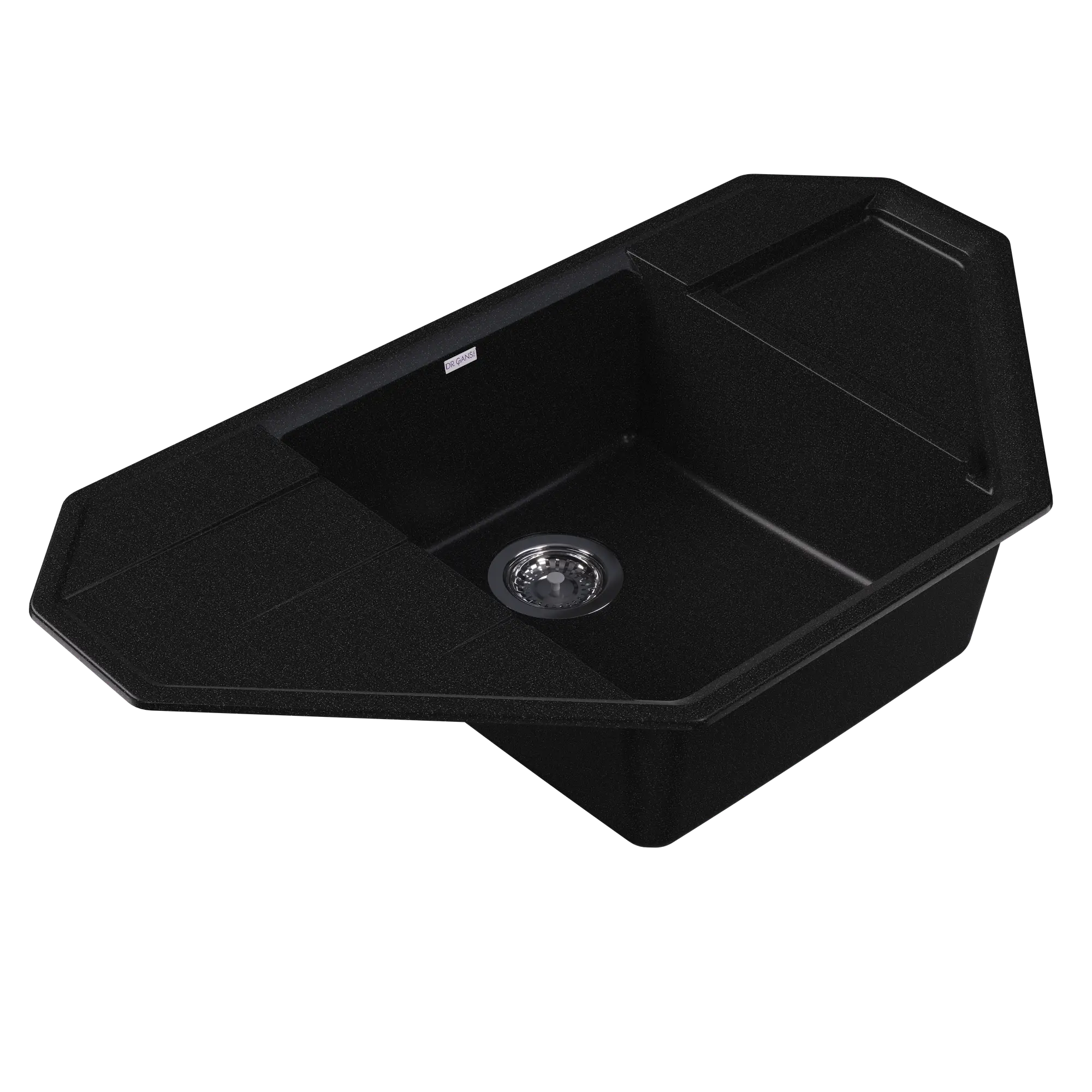 Мойка DrGans "Крона" 910, черный СМс (29.040.D0910.407) - фото 1