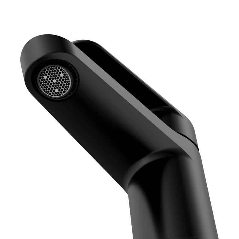 Смеситель для раковины CERSANIT LARA однорычажный черный (64969) - фото 5