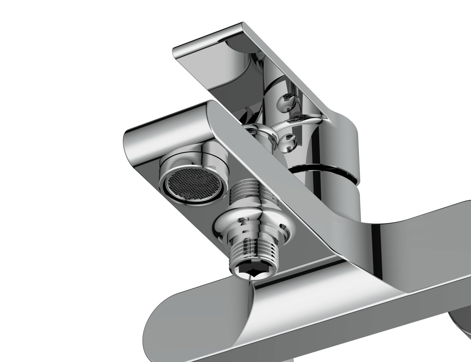 Смеситель для ванны Cersanit BRASKO однорычажный (63021) - фото 2