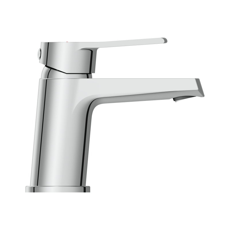 Смеситель для раковины CERSANIT CITY однорычажный хром (68402) - фото 4