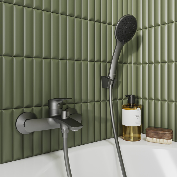 Смеситель для ванны, графит, Rora, Milardo, RORGM00M02 - фото 2