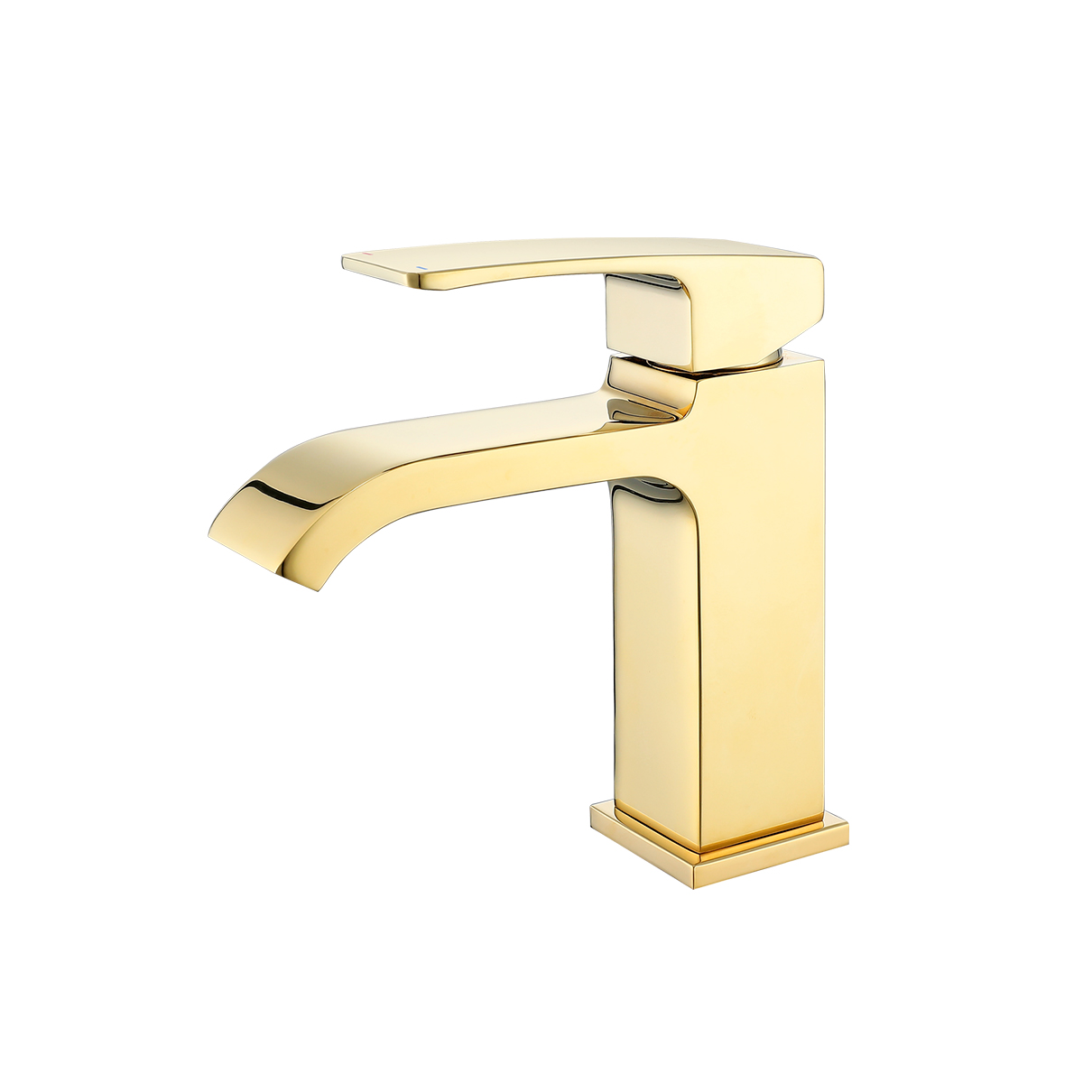 Смеситель Raglo для раковины  монолитный, золото (R02.10.23) - фото 1