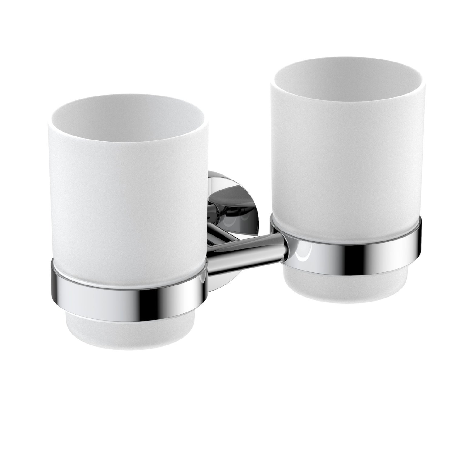 Стакан для зубных щеток двойной Timo Saona хром (13034/00) - фото 1