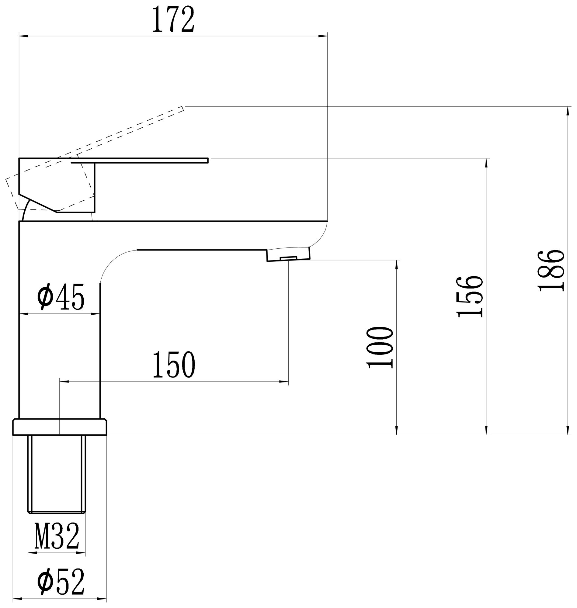 Смеситель для умывальника Fmark (FS8801H) - фото 3