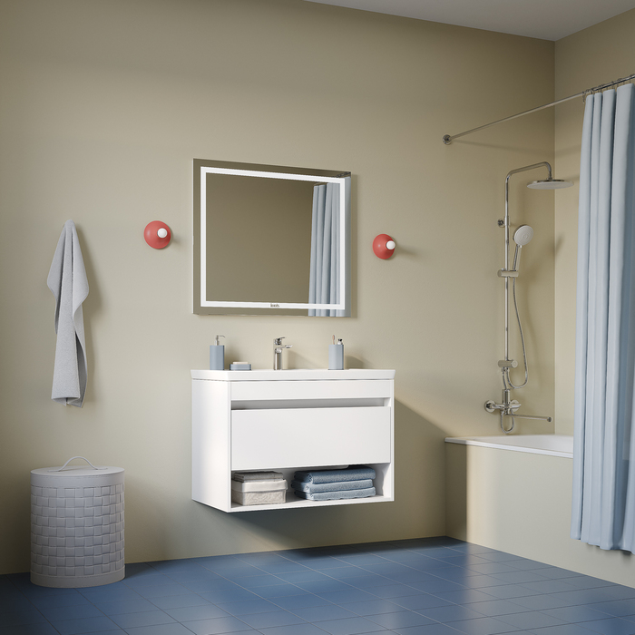 Душевой гарнитур с верхней лейкой IDDIS Zodiac X, хром (ZDX3F0Ci76) - фото 2