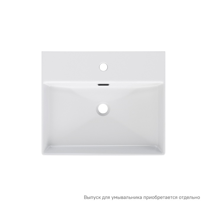 Умывальник накладной/подвесной, белый глянцевый, Bild, IDDIS, BILWS50i27 - фото 2