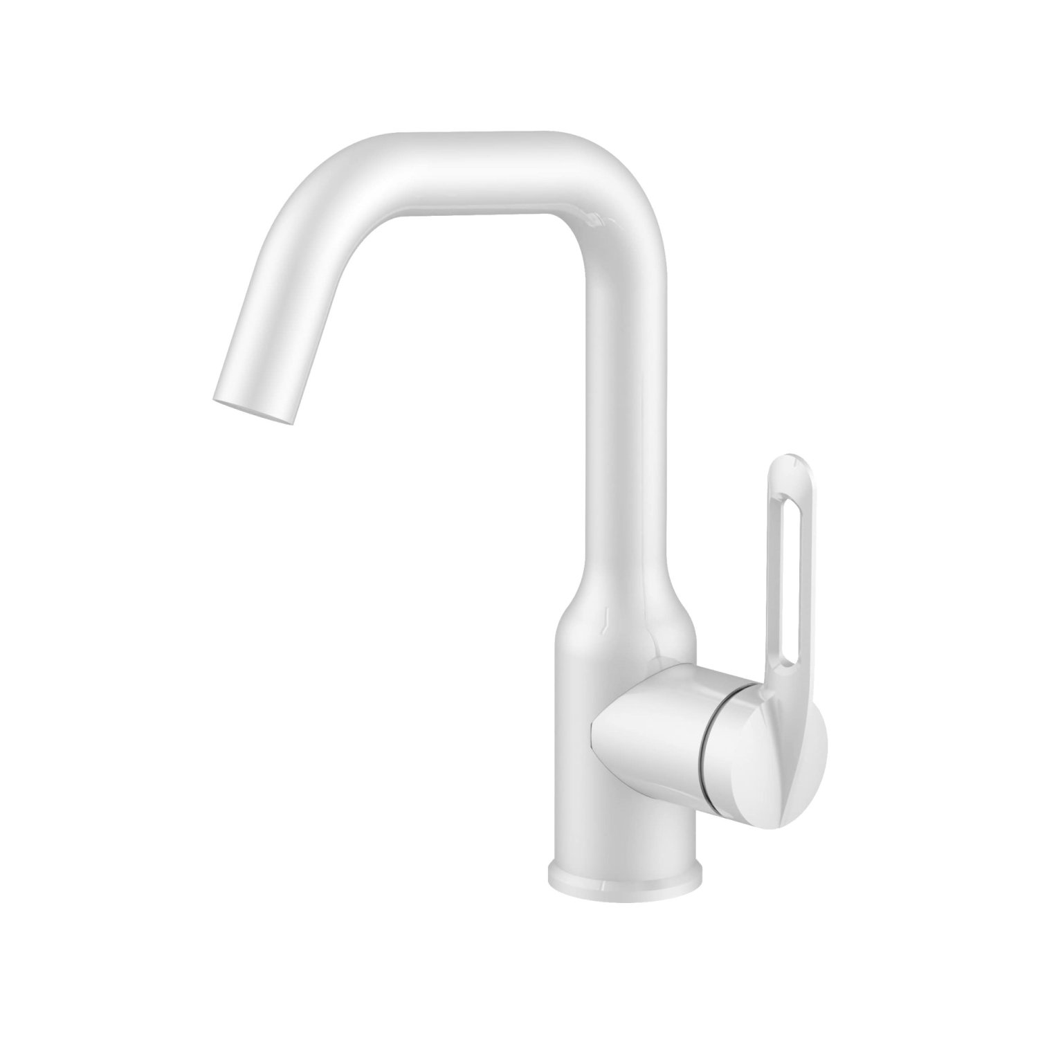 Смеситель для раковины Haiba белый (HB10825-8) - фото 1