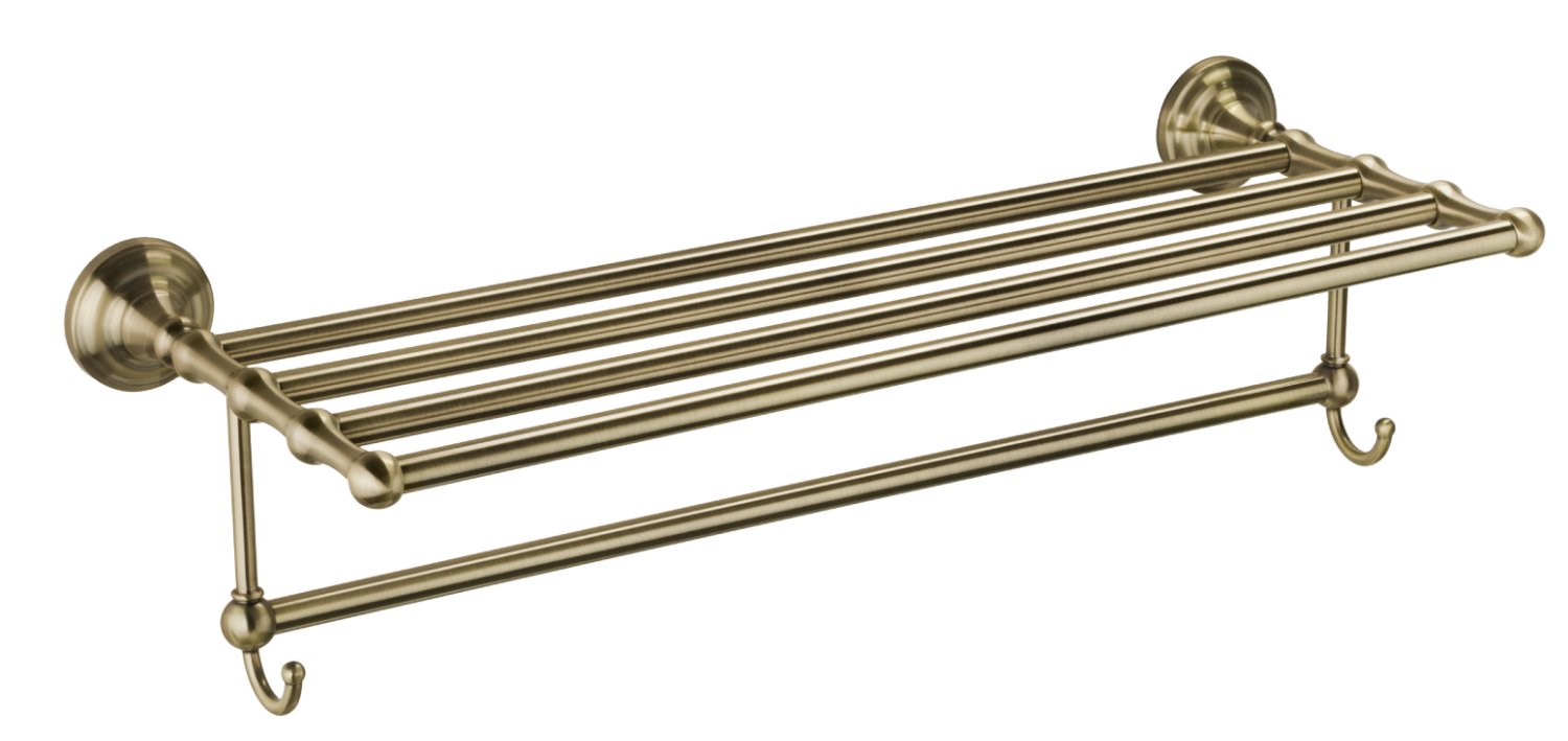 Полка для полотенец FIXSEN Retro с крючками (FX-83815A) - фото 1