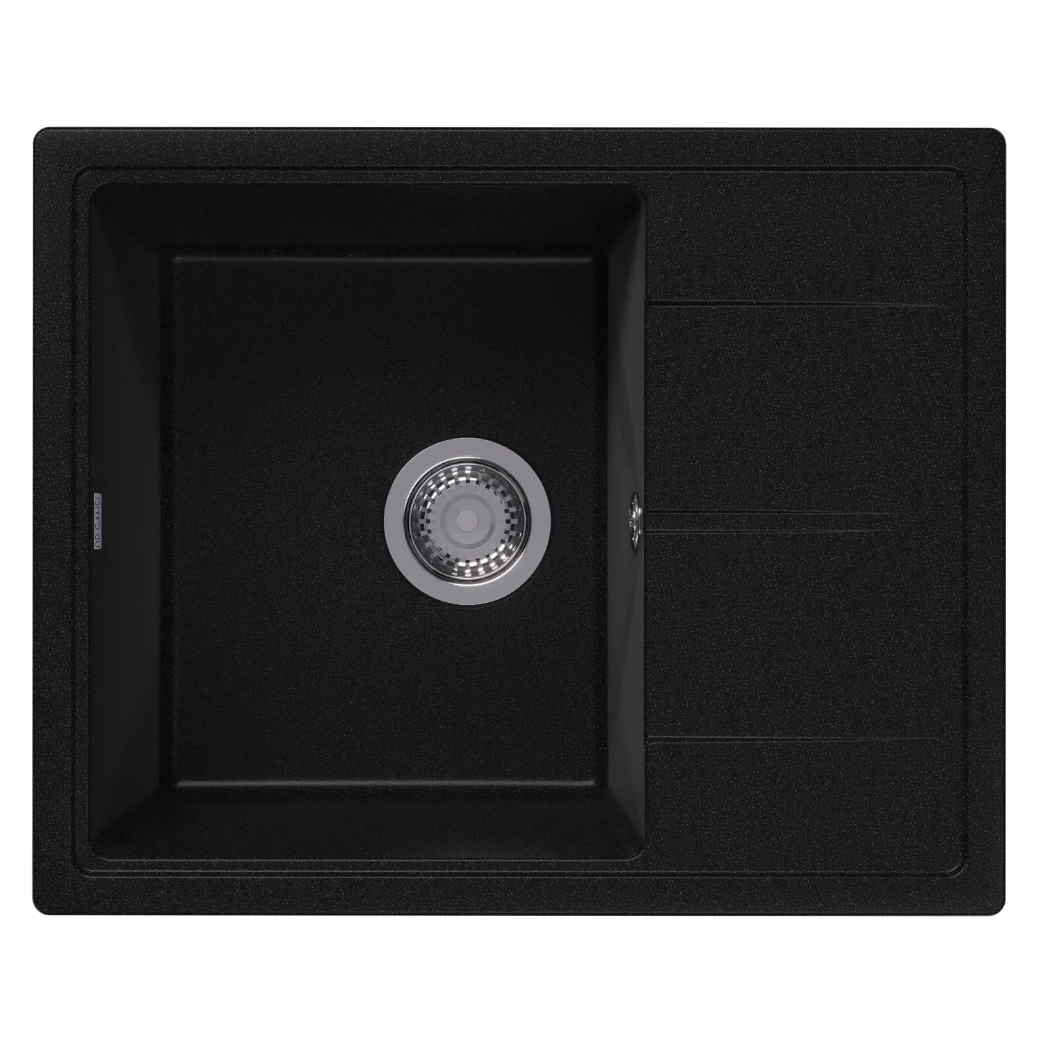 Мойка DrGans "Ника" 580, черный СМс (25.070.B0580.407)