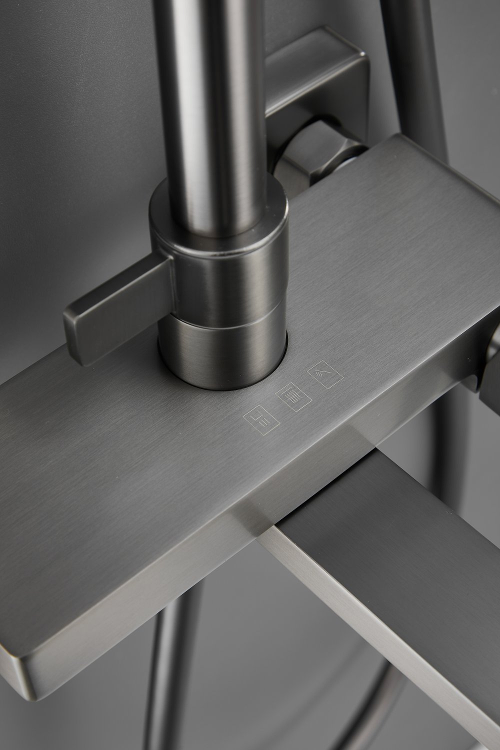 Душевая система HAIBA цвет: оружейная сталь (HB24732-3) - фото 2