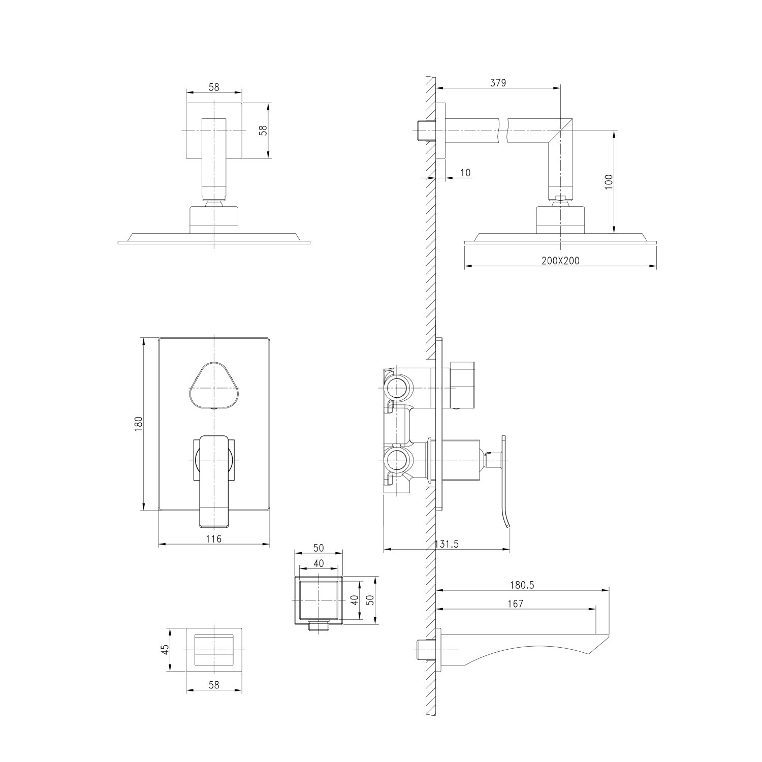 Душевая программа для ванны Lemark Contest (LM5822CW) - фото 2