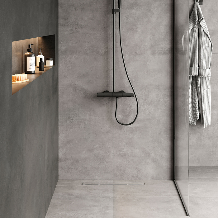 Лоток душевой IDDIS Perfex, сифон 360, комбинированный затвор, двухсторонняя решетка, 600мм, хром (975B6SB00DZ) - фото 5