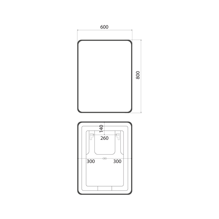 Зеркало с подсветкой IDDIS Cloud X 60 см (CLX6000i98) Зеркало с подсветкой IDDIS Cloud X 60 см (CLX6000i98) - фото 9