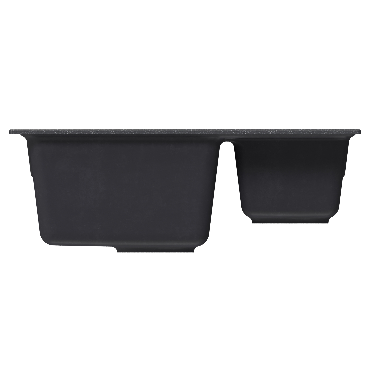 Мойка MIXLINE ML-GM21 двухчашевая  антрацит (343) 600*500*190мм NEW (552019) - фото 3