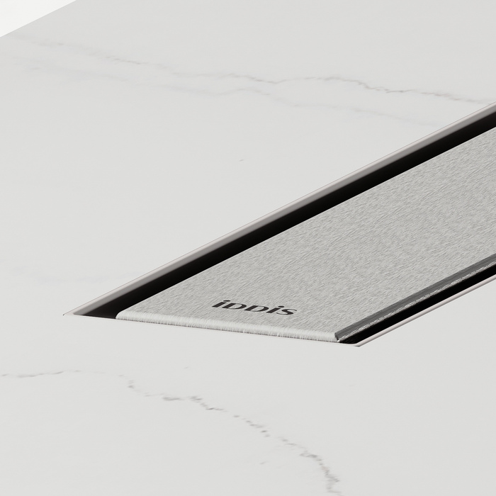 Лоток душевой IDDIS Perfex, сифон 360, комбинированный затвор, двухсторонняя решетка, 700мм, хром (975B7SB00DZ) - фото 3