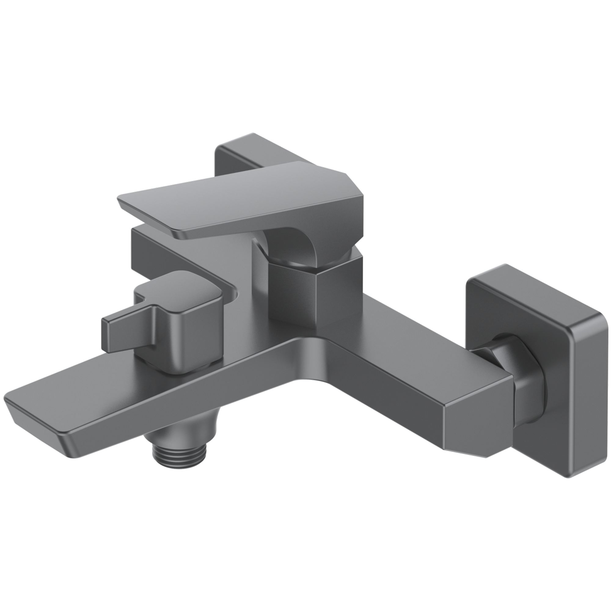 Смеситель для ванны HAIBA оружейная сталь (HB60726-3)
