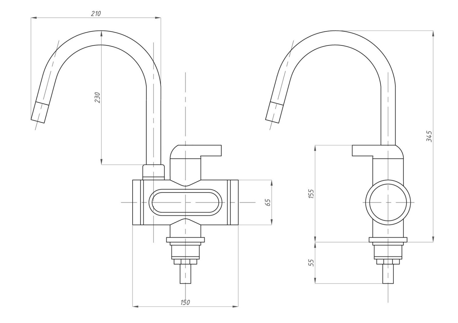 Проточный водонагреватель TSARSBERG электрический (TSB-WH1204) - фото 3