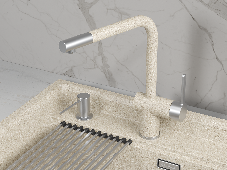 Смеситель для кухни GRANULA (5017, ПИРИТ) - фото 2