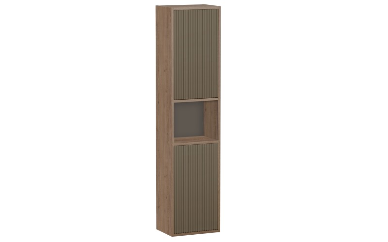 Пенал подвесной CERSANIT CLASSIC RIBBLE 35 универсальный коричневый (69282) - фото 1