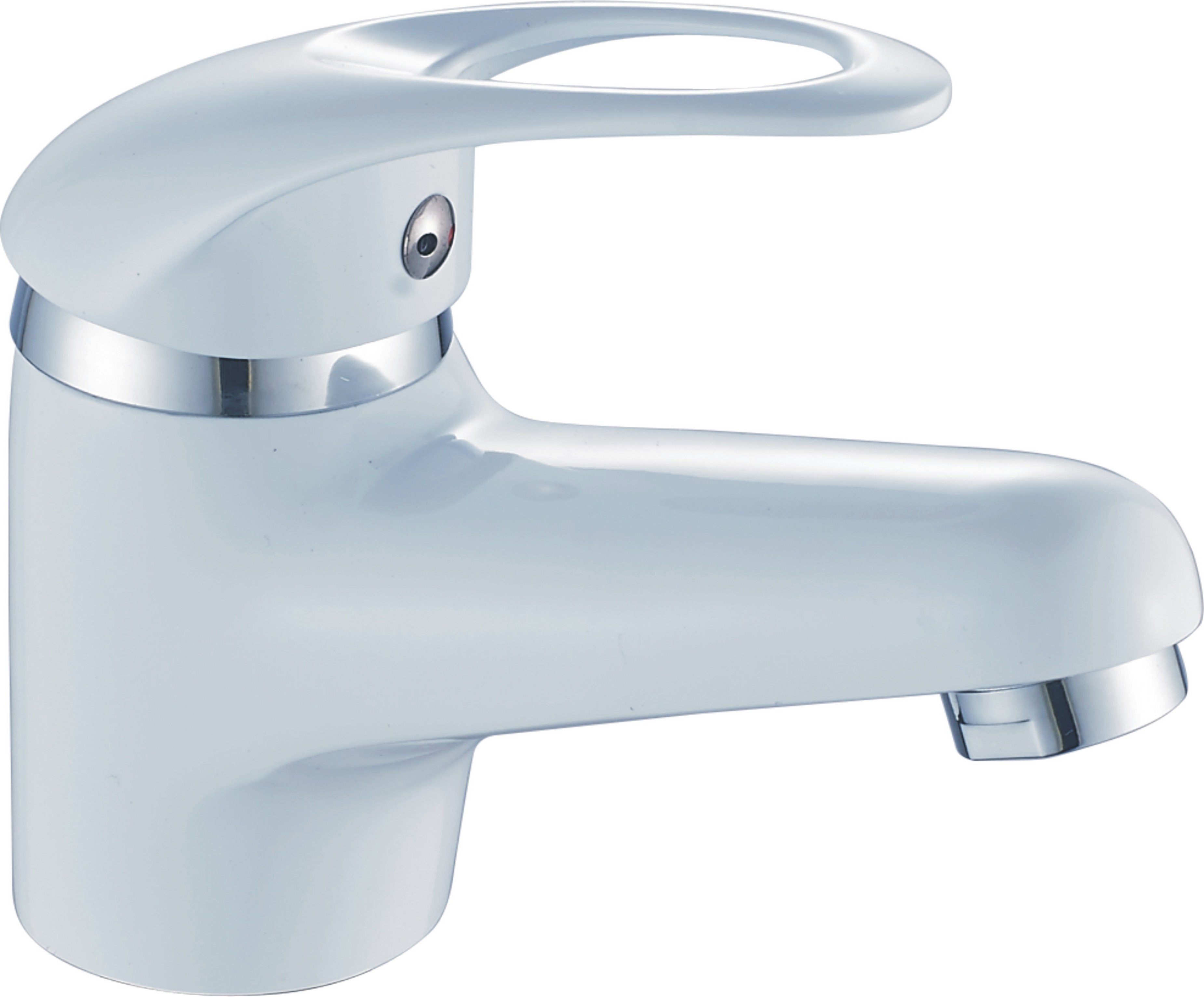 Смеситель для раковины Cron белый (CN1003-8)