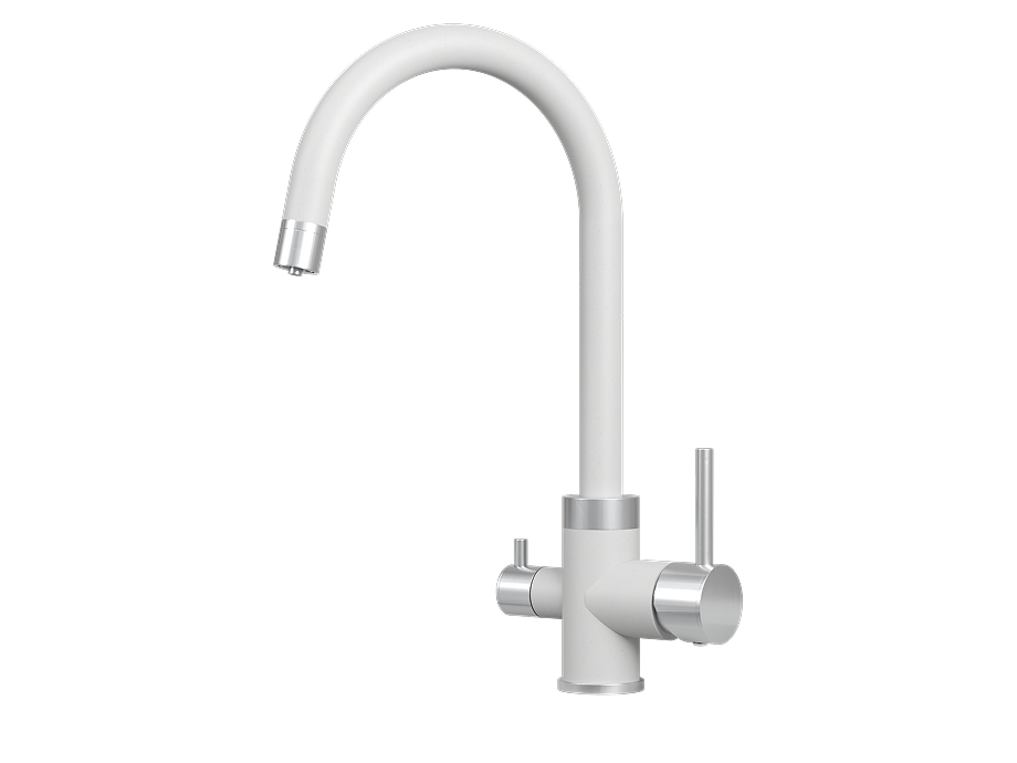 Смеситель для кухни GRANULA (5169, АРКТИК (БЕЛЫЙ)) - фото 1