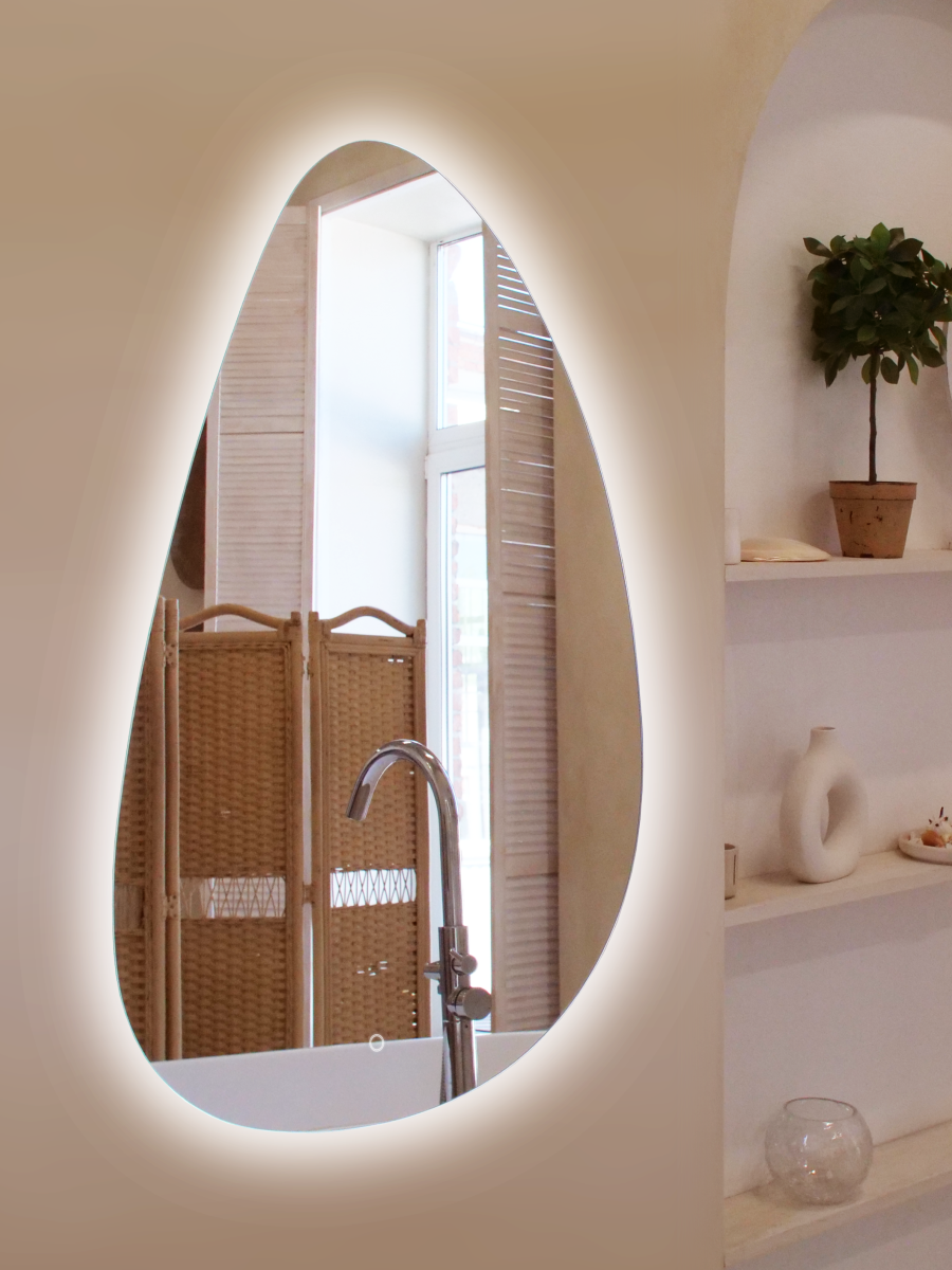 Зеркало DQ Берлин (Berlin) Лайт 60х90 с подсветкой (DQMBER6090LT)