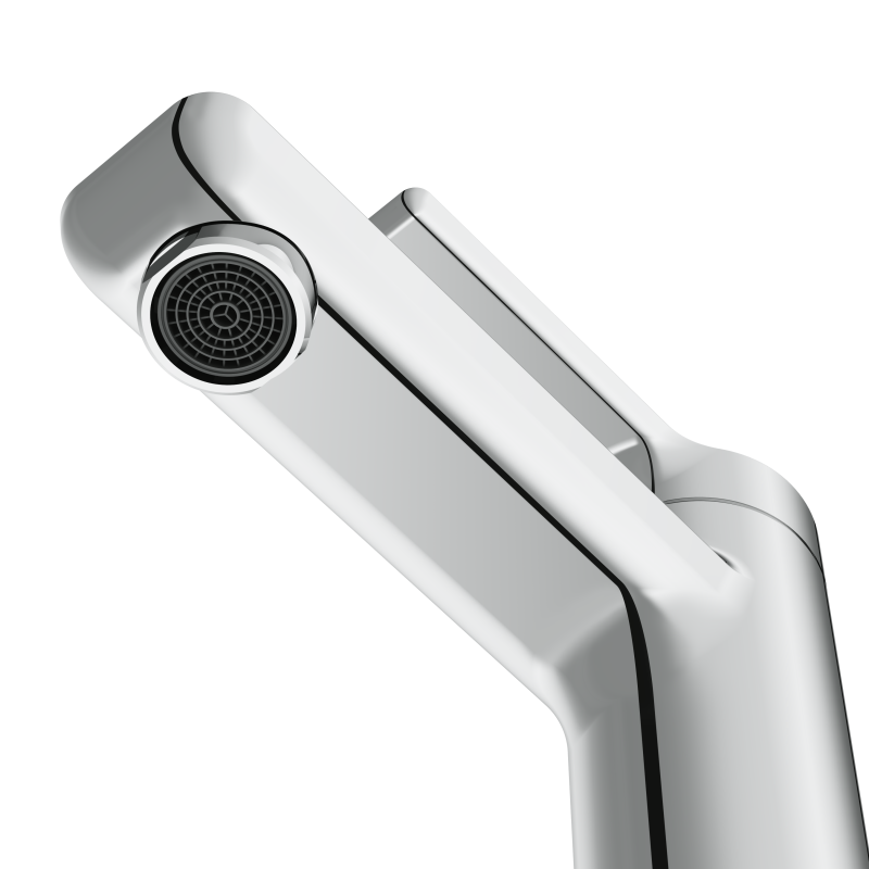 Смеситель для раковины CERSANIT VIBE однорычажный хром (68925) - фото 4