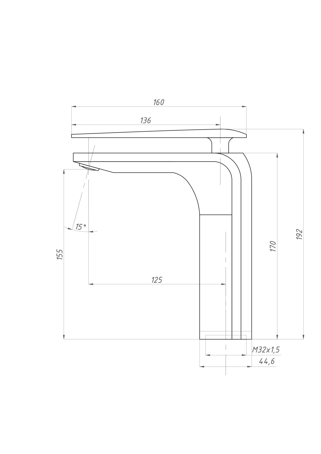 Смеситель для раковины ПСМ-ПРОФСАН PSM-500-5 ДИЗАЙН тип См-УмОЦБА - фото 3
