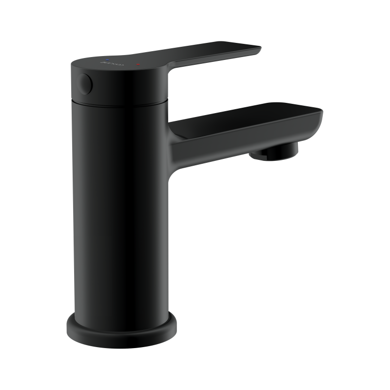 Смеситель для раковины CERSANIT VIBE однорычажный черный (68926) - фото 4