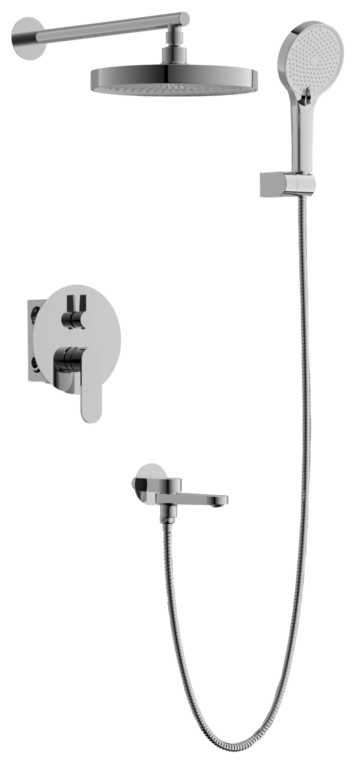 Душевая система BELZ встроенная хром (B80713) - фото 1