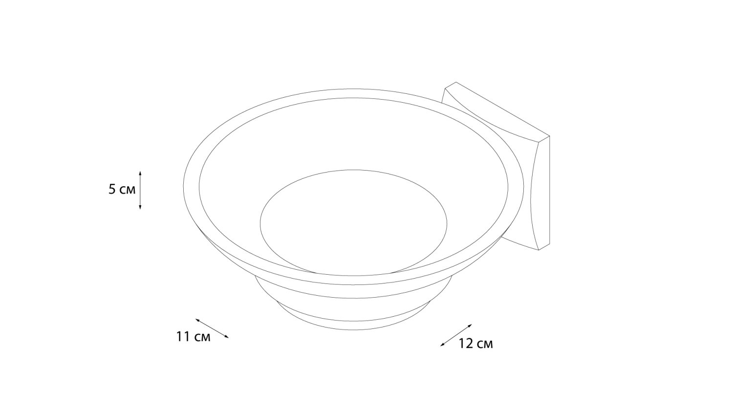 Мыльница стекло Grampus Ocean GR-2008 - фото 3
